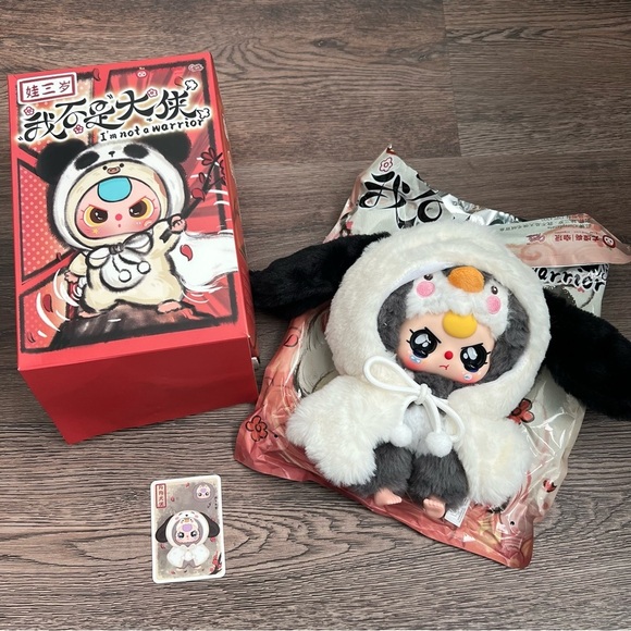 Baby Three Accessories - Baby Three I'm Not A Warrior Plush Series Blind Box Puppy Warrior Crying Eyes